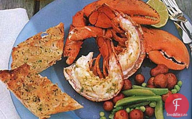 Homari la grătar cu sos de scufundare din Asia de Sud-Est