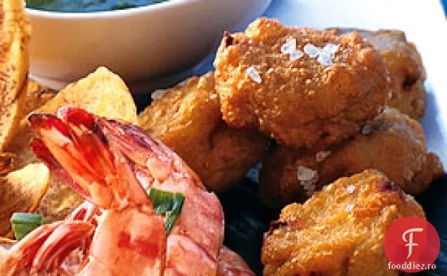 Biscuiți de Crab și Chorizo