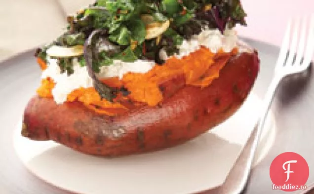 Cartof Dulce Cu Kale Și Ricotta