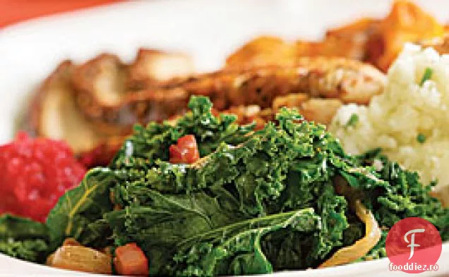 Kale Cu Pancetta Și Maghiran