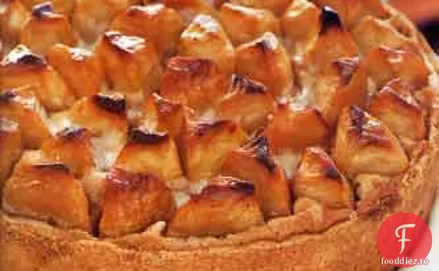 Tarta de mere de tara cu unt brun condimentat