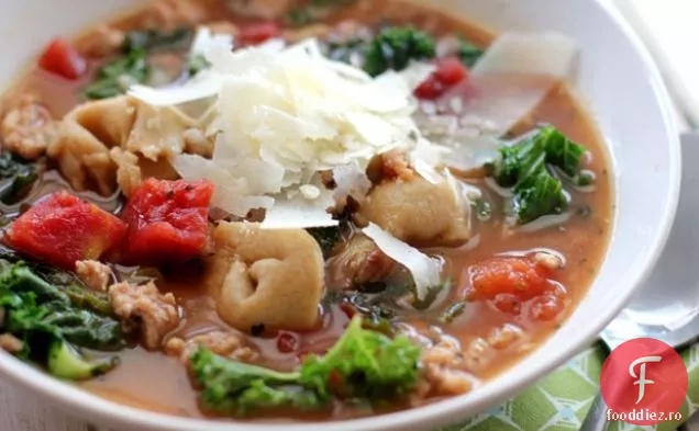 Supă Tortellini De Fasole Albă