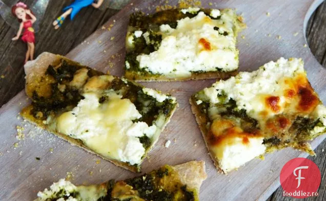 Săptămâna Legumelor De Iarnă: Pizza Pesto Kale