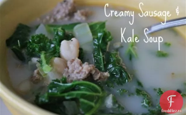 Supă Cremoasă De Cârnați Kale