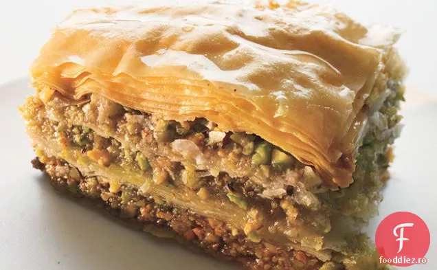 Baclava de nuc și fistic
