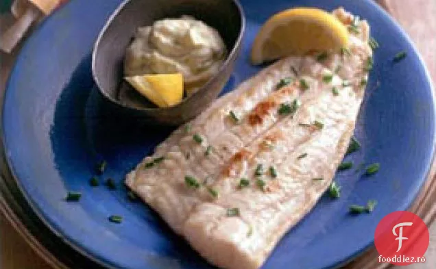 Walleye La Grătar Cu Sos Tartar Piperat