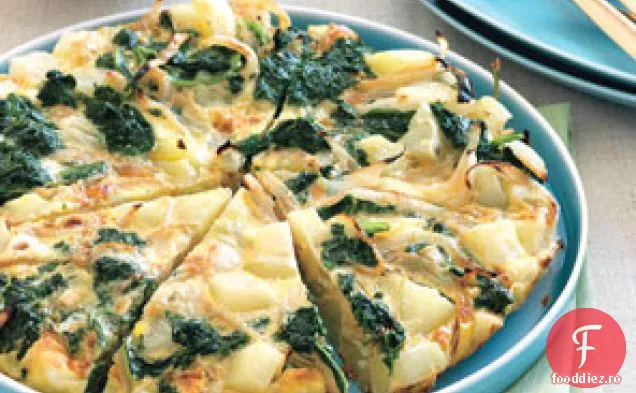 Frittata De Kale, Cartofi Și Ceapă