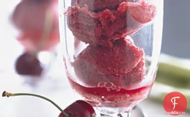 Sorbetto Cu Cireșe Dulci