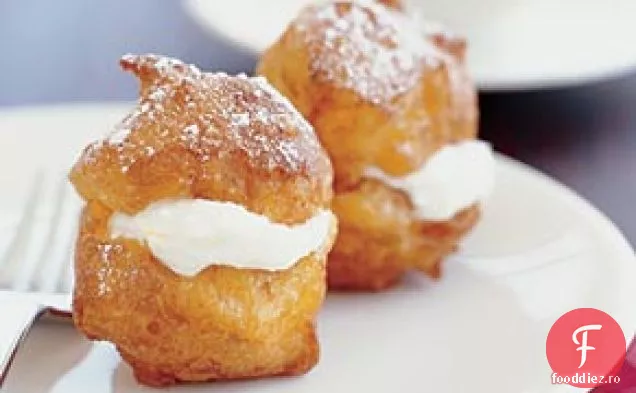 Pufuri cu cremă de Ricotta și Mascarpone cu parfum de lămâie