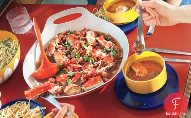 Crab Prăjit În Stil Cioppino