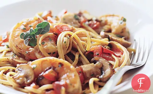 Fettuccine cu creveți