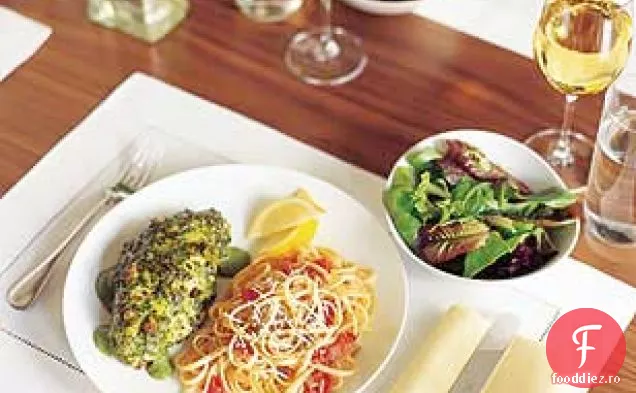Piept De Pui Cu Crustă Pesto