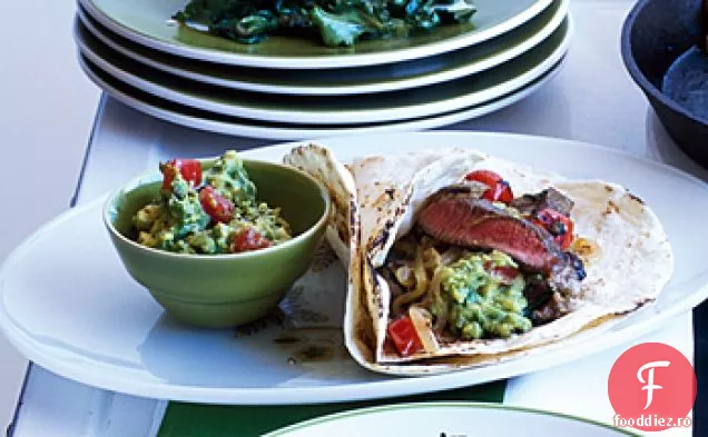 Fajitas de friptură cu var proaspăt