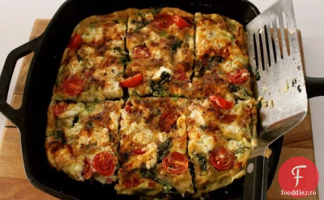 Frittata Veggie Cu Brânză Feta
