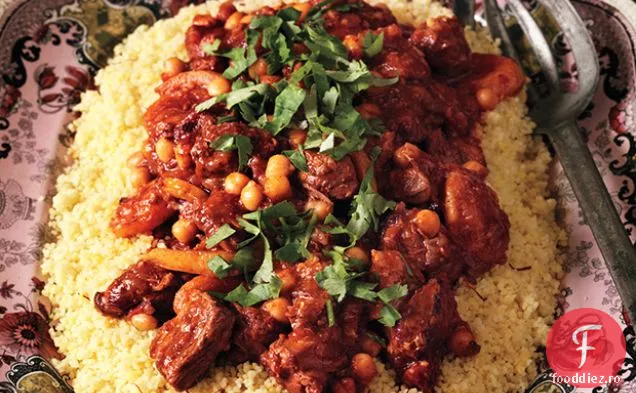 Tagine de miel cu năut și caise