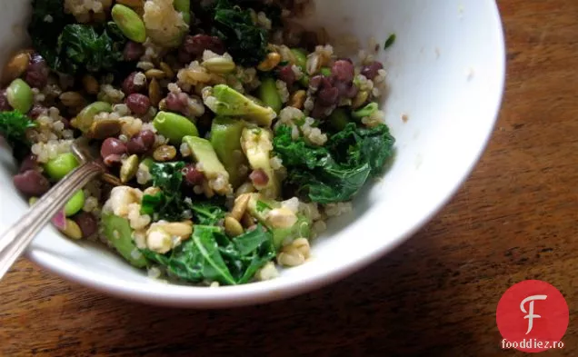 Quinoa Cu Fasole Adzuki Și Avocado