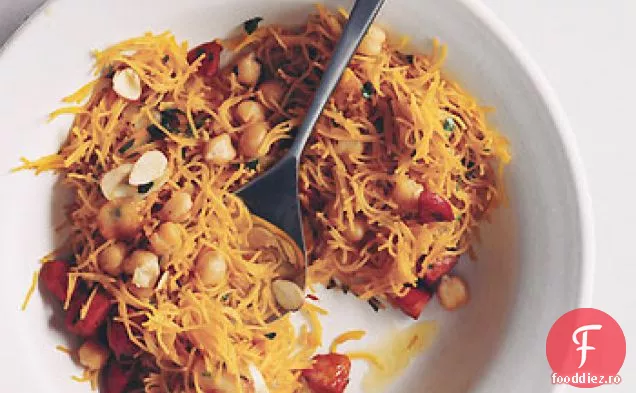 Spaghete cu Chorizo și migdale