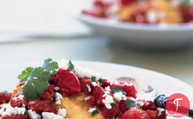 Mic dejun mămăligă cu Chorizo și Queso Fresco