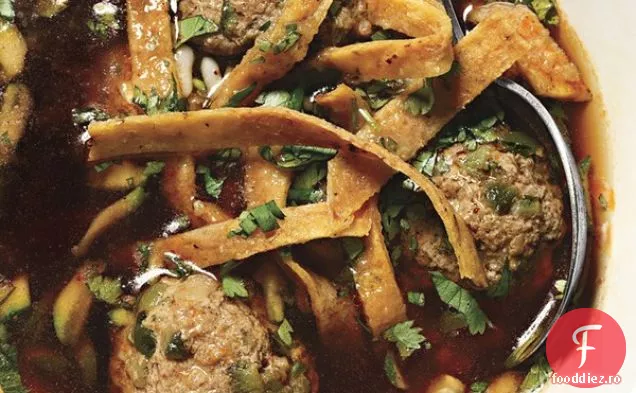 Poblano alb cu supă Ancho Chile