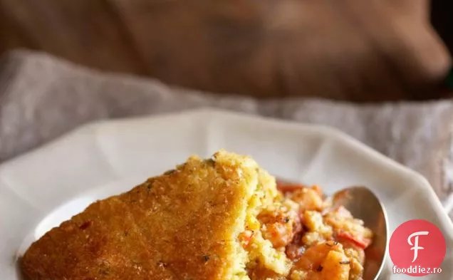 Confetti pâine de porumbcreveți cu crustă în umplutură Creolă