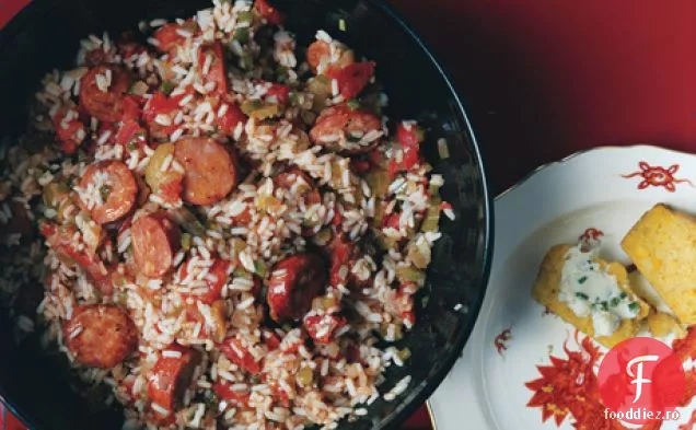 Cârnați Afumați Jambalaya