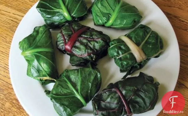 Chard-sau Collard-Wrapped Polenta - pachete Chile Tamale din ' inima farfuriei