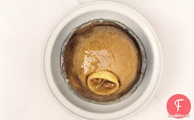 Burete de sirop de lămâie și vanilie aburit