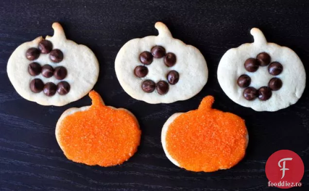 Biscuiți Decorați Cu Brânză Cremă De Halloween