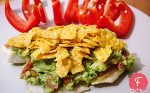 File De Pește Guacamole Cu Coroană Crocantă