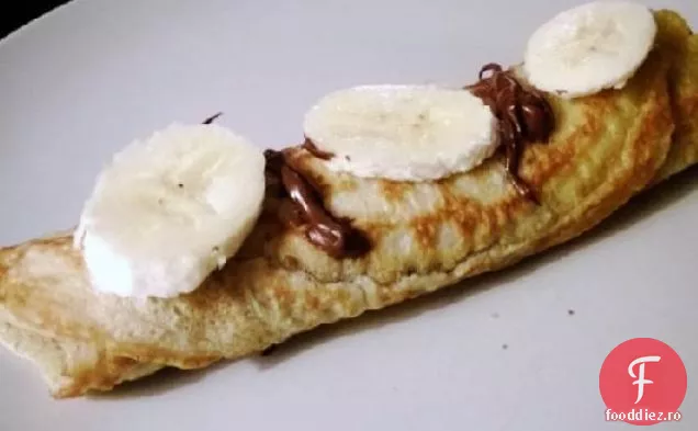 Clătite Cu Banane Nutella În Stil German