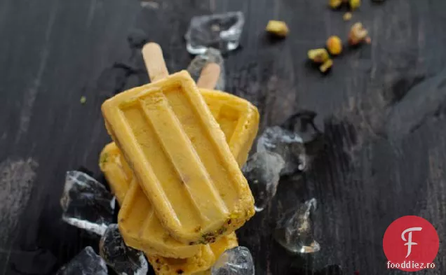 Șofran Mango Fistic Kulfi Popsicles