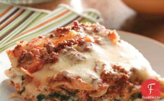 Spanac Alfredo Lasagna