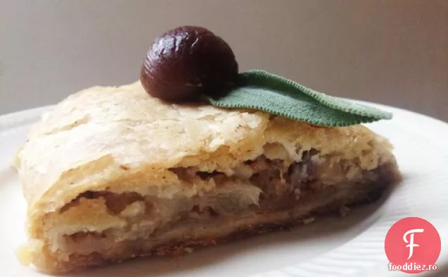 Strudel de pere și castane