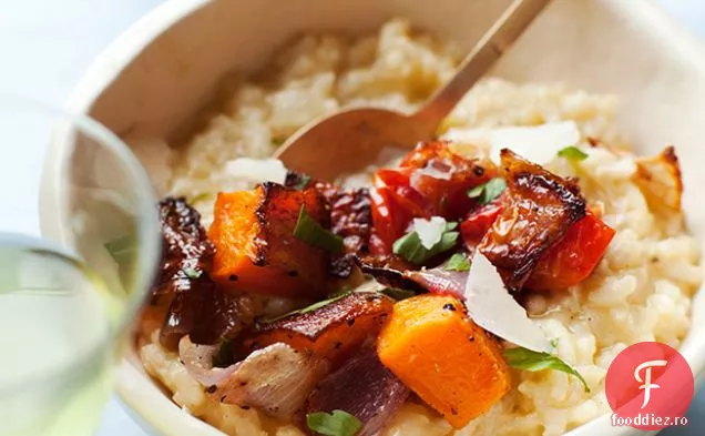 Risotto la cuptor cu legume prăjite