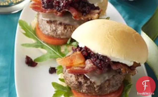 Mini Burgeri Cu Carne De Vită Cu Afine
