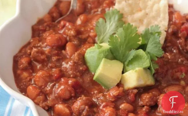 Carne de vită cu aragaz lent și Chili Chorizo