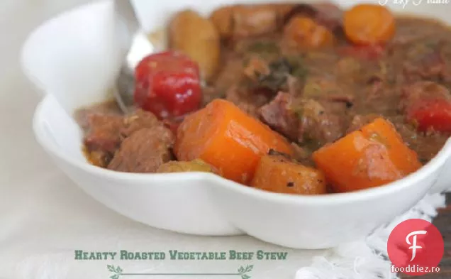 Tocanita de vita cu legume prajite / Slow Cooker s