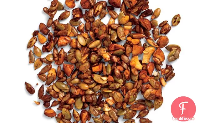 Semințe de dovleac condimentate și criză de caju