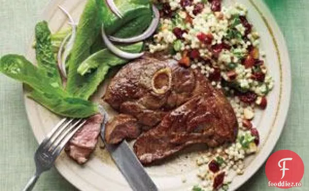 Miel Cu Pilaf De Cuscus Și Salată Verde