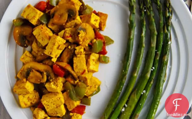 Ridicol De Ușor Curry-Omletă Tofu
