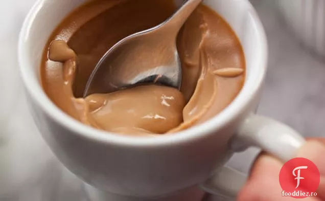 Crema de Caramel arsă a lui Michael Recchiuti (Pots de Cr Ampermormme)