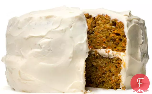 Cardamom - tort de morcovi condimentat cu frișcă-glazură de brânză