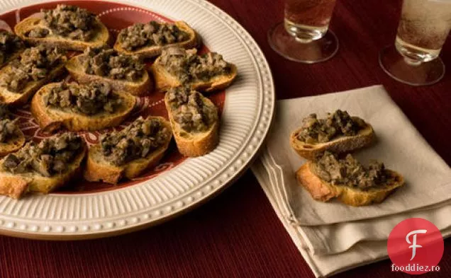Crostini di Fegatini (crostini de ficat de pui)