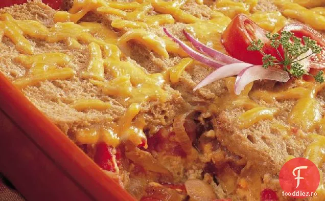 Straturi de Cheddar cu ceapă la grătar
