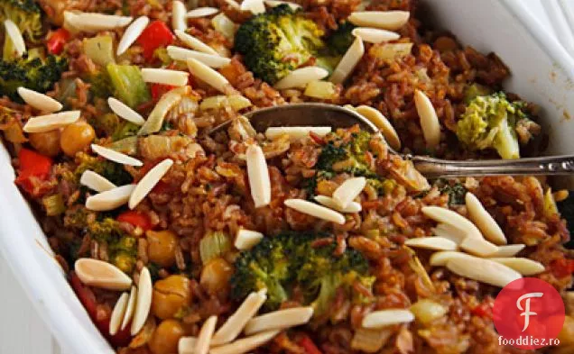 Caserola cremoasă de Broccoli Vegan și orez