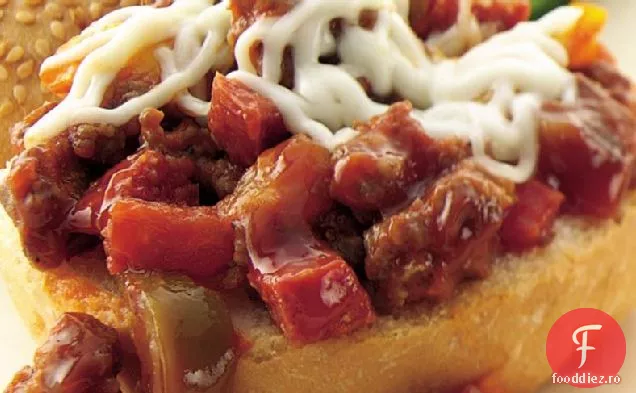 Slow-Aragaz Cârnați Pizza Murdar Joes