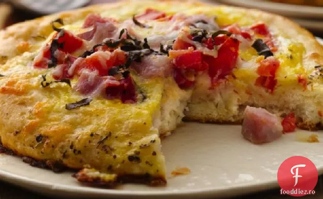Biscuiți Fritatta Cu Șuncă Și Ouă