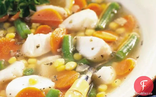 Supă de pește și legume