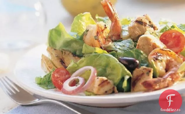 Salată De Fructe De Mare La Grătar