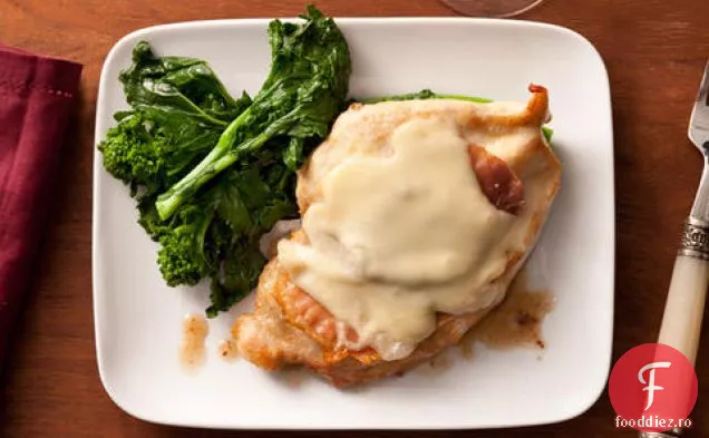 Pollo alla Valdostana (pui cu Prosciutto și brânză Fontina)